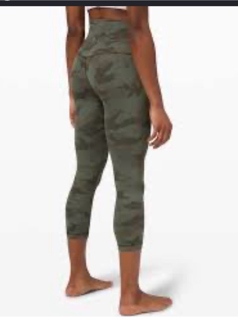 Lululemon Align High-Rise Crop 23”  Heritage 365 Camo Green Twill Multi 10